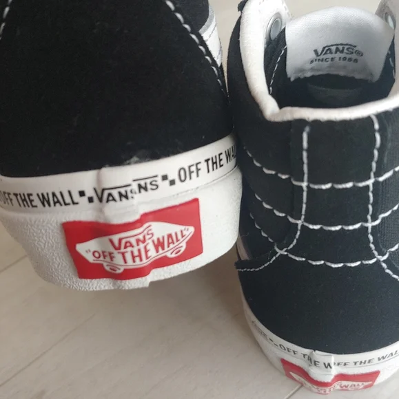 Sk8 Hi Tenis Original Vans VANS NEW Old Skool SK8-HI Logo Print